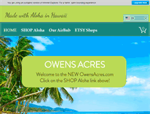 Tablet Screenshot of owensacres.com